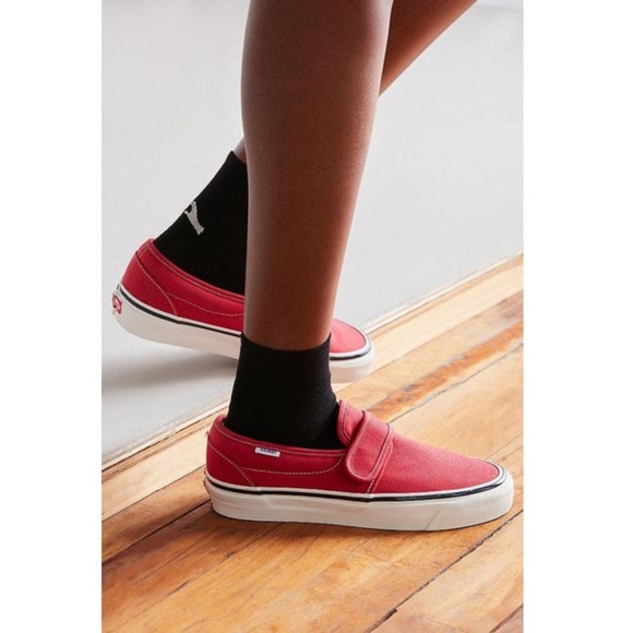 Vans Shoes - VANS SLIP On V DX Anaheim Factory OG Red Canvas W